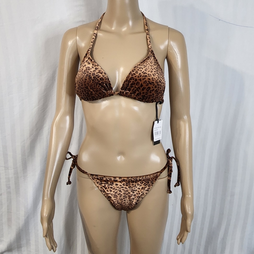 Kendall & Kylie swim size Large color animalprint